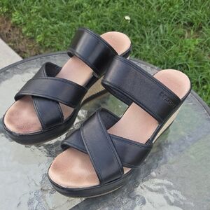 SPERRY Fairwater Plushwave Slide Wedge Sandals 9M